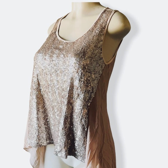 L'ATISTE Tops - L’atiste by Amy sparkly tank top